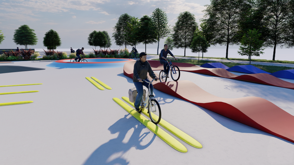 Motorikus képességeket fejlesztő kerékpáros park épül Bécsben