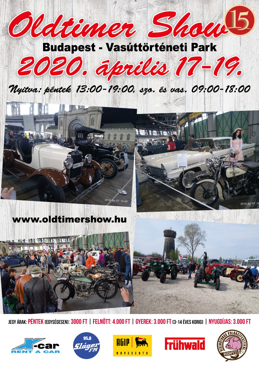 Oldtimer Show a Vasúttörténeti Parkban