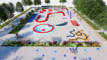 Motorikus képességeket fejlesztő kerékpáros park épül Bécsben Motorikus képességeket fejlesztő kerékpáros park épül Bécsben