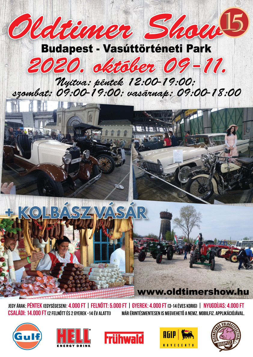 Oldtimer Show a Vasúttörténeti Parkban Oldtimer Show a Vasúttörténeti Parkban