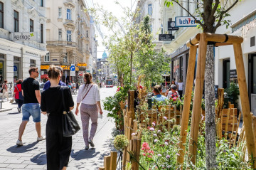 Gyalogosbarát fejlesztési tervet készített három bécsi kerület