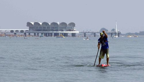 Endlich - SUP als Wettkampf-Disziplin in Lignano Sabbiadoro Endlich - SUP als Wettkampf-Disziplin in Lignano Sabbiadoro