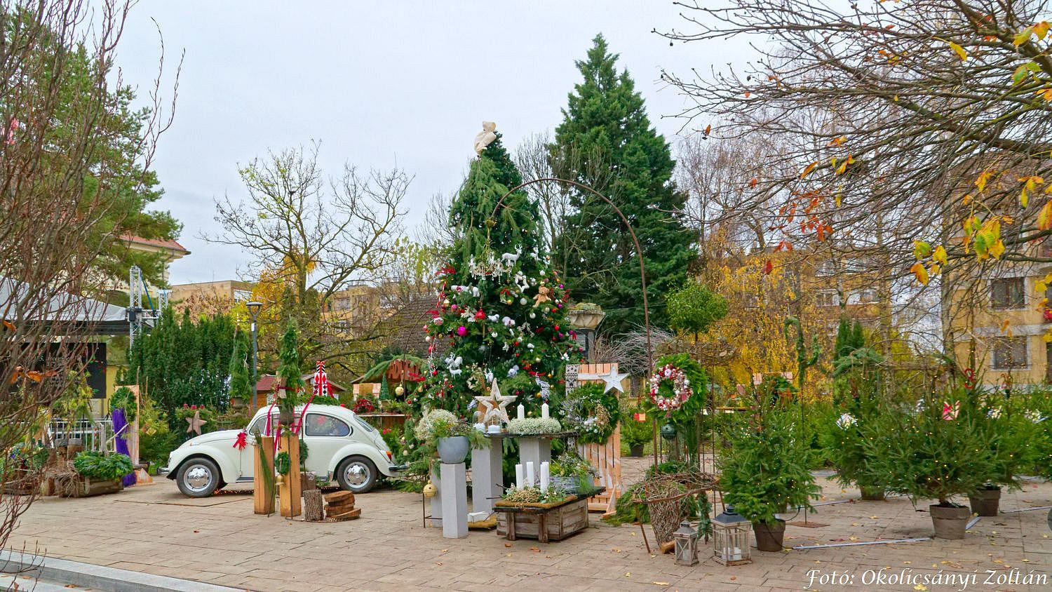 Az élménybisztrós karácsonyra díszíti a monori főteret
