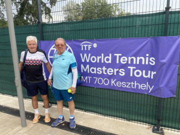 Die besten Seniorentennisspieler in Keszthely