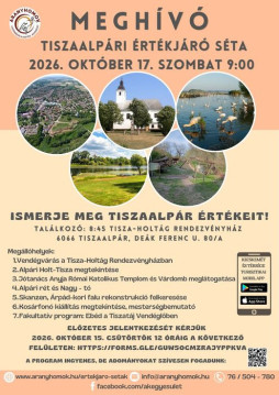 Ismerje meg Tiszaalpár értékeit!